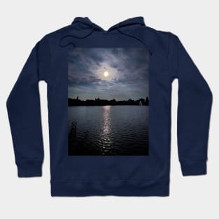 Central Park Sunset Lake Manhattan NYC Hoodie